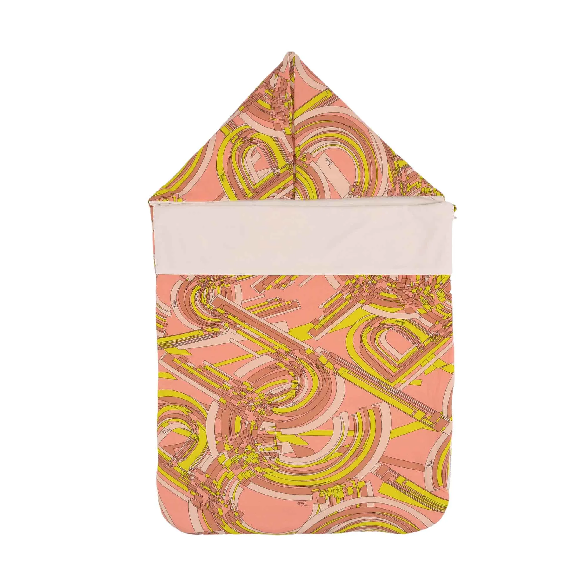 Emilio Pucci Kids Abstract Print Baby Blanket AW22