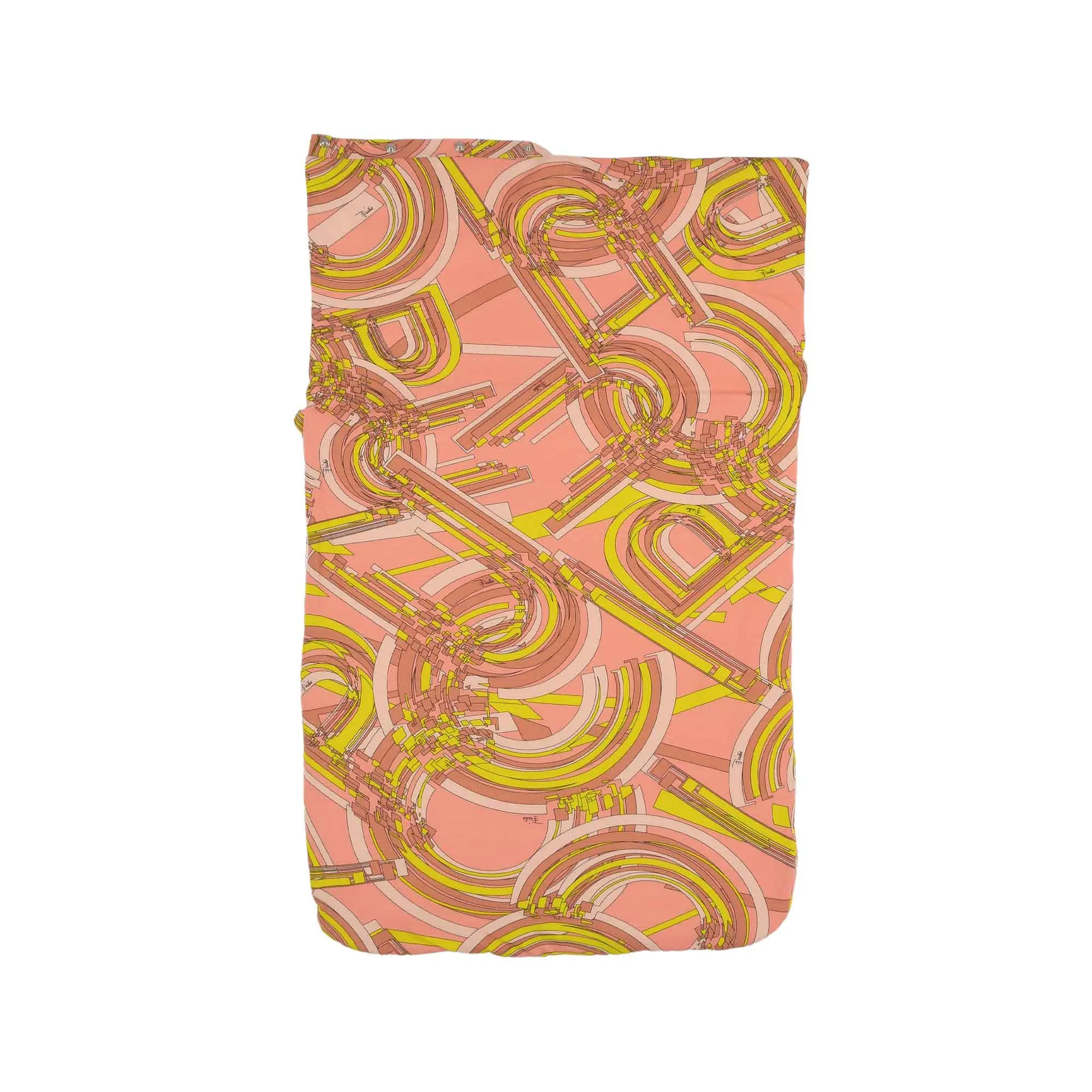 Emilio Pucci Kids Abstract Print Baby Blanket AW22