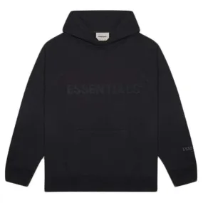 Fear Of God Essentials 3D Silicon Applique Pullover Hoodie Dark Slate / Stretch Limo / Black