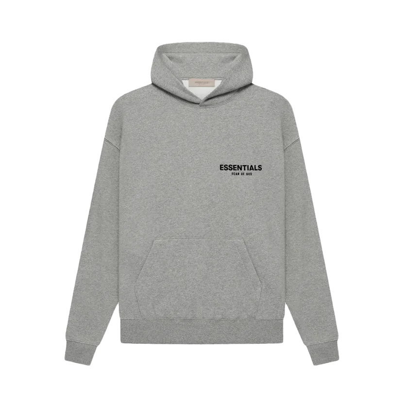 Fear of God Essentials Hoodie 'Dark Oatmeal' (SS22)