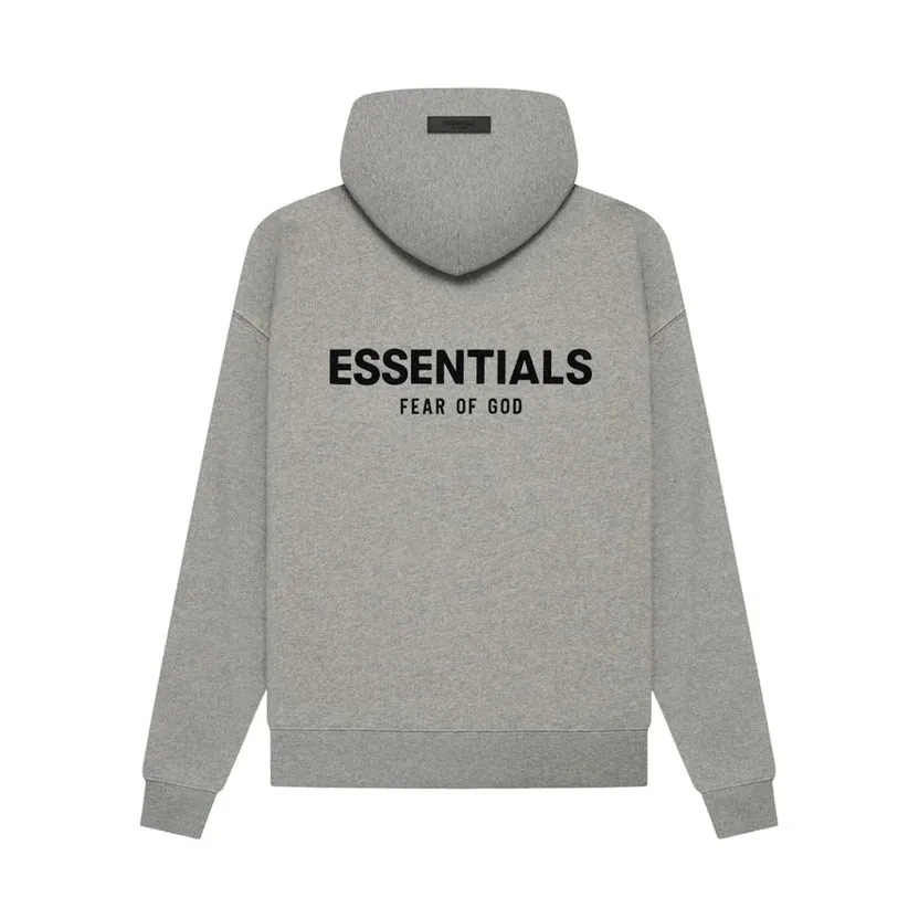 Fear of God Essentials Hoodie 'Dark Oatmeal' (SS22)