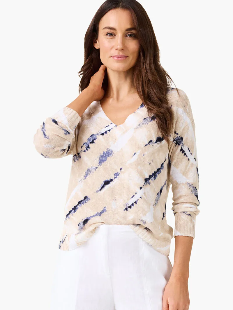 FINAL SALE NIC+ZOE M241104 Neutral Moves Sweater