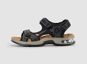 FitVille Men's UrbanStride Cushion Sandals