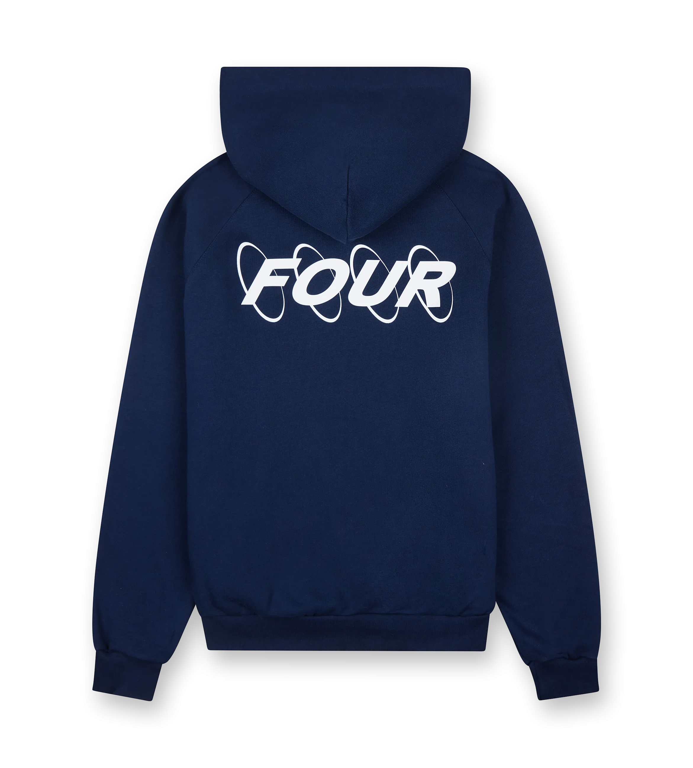 FOUR    Circles Logo Zip Up Vest Marine Blue