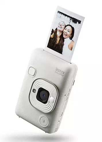 Fujifilm Instax Mini LiPlay Hybrid Instant Camera - Misty White | Kaleidoscope