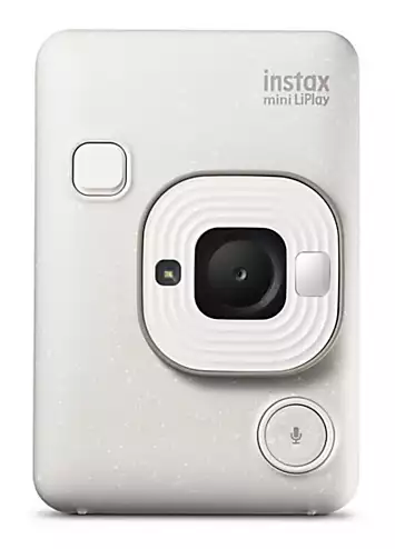 Fujifilm Instax Mini LiPlay Hybrid Instant Camera - Misty White | Kaleidoscope