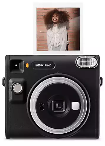 Fujifilm Instax Square SQ40 Instant Camera with 20 Shots Pack - Black | Kaleidoscope