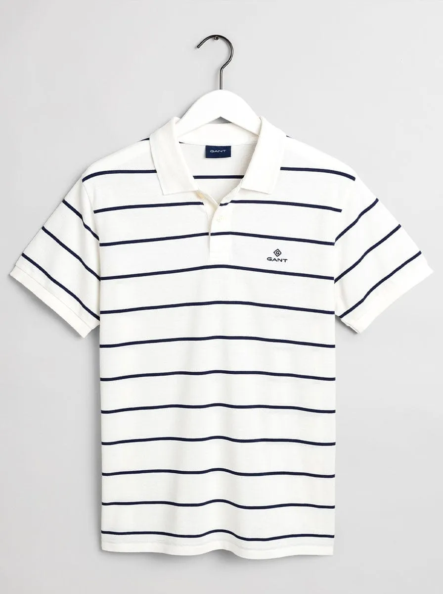 Gant - Breton Stripe Pique Polo