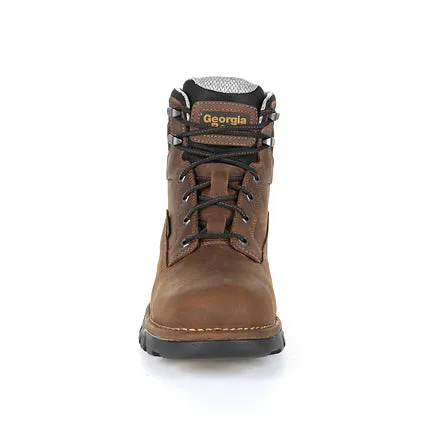 Georgia Men's 6 Eagle One Waterproof Steel Toe Work Boot - Brown GB00313