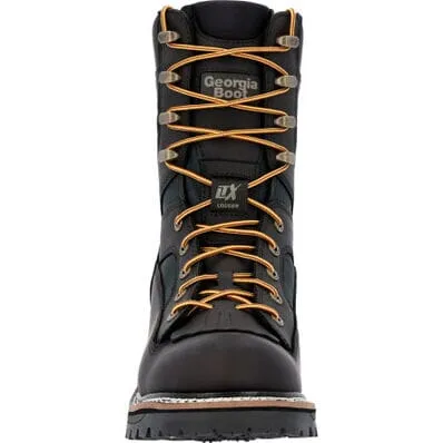 Georgia Men's - 9 Waterproof LTX Logger Work Boot - Round Soft Toe