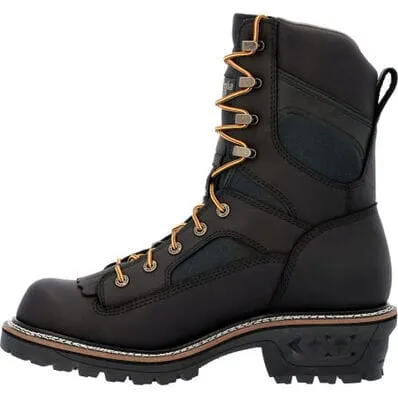 Georgia Men's - 9 Waterproof LTX Logger Work Boot - Round Soft Toe