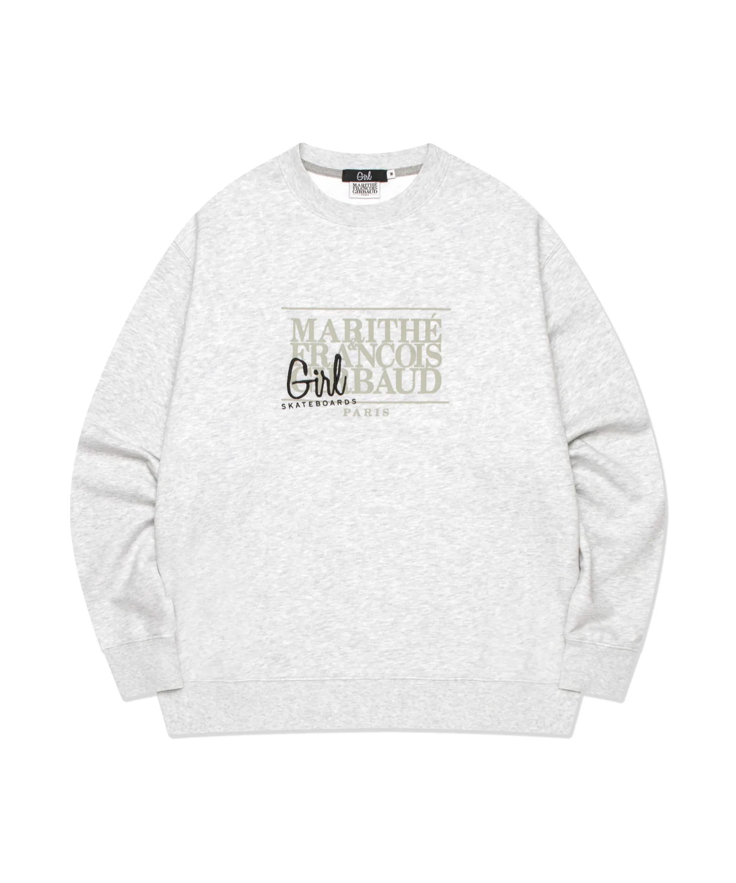 GIRL Skateboards  |Street Style Collaboration Long Sleeves Logo