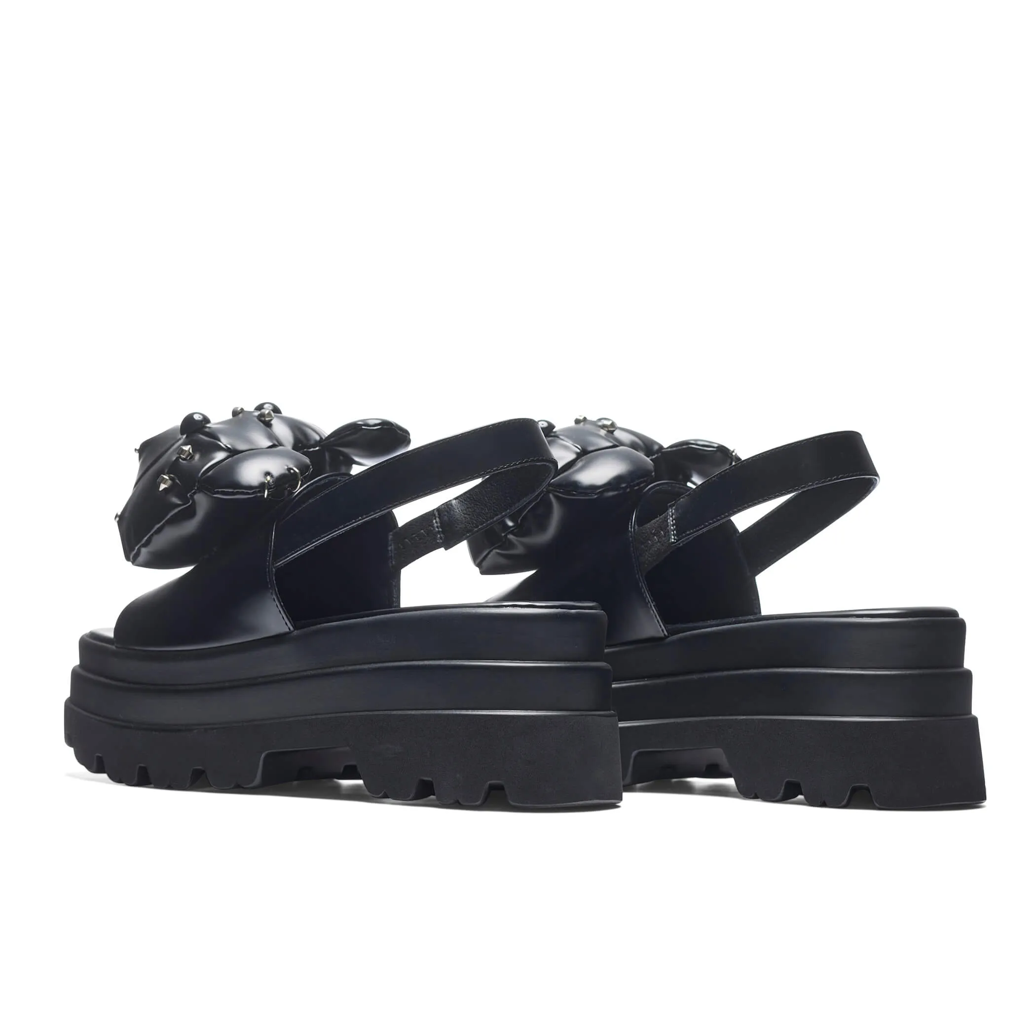 Grim Hardcore Chunky Sandals - Black