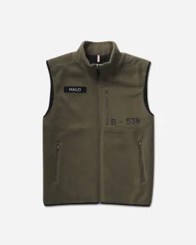 Halo Teddy Fleece Vest - Major Brown