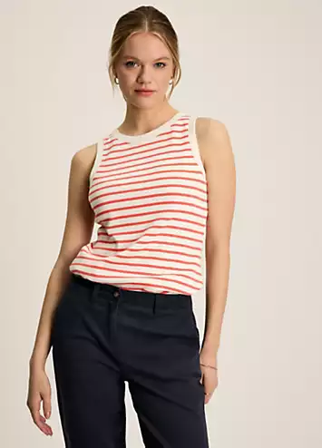 Harbour Stripe Jersey Vest Top by Joules | Look Again