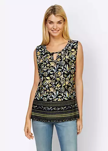 Heine Sleeveless Printed Top | Kaleidoscope