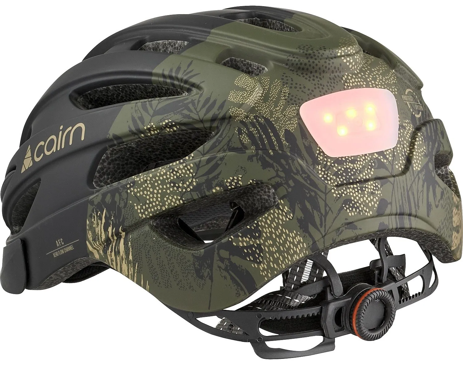 helmet Cairn Fusion - Mat Black/Forest