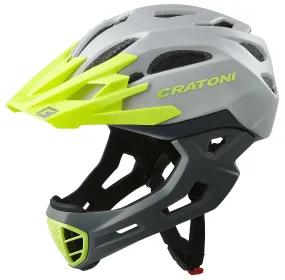 helmet Cratoni C-Maniac - Gray/Lime Matt