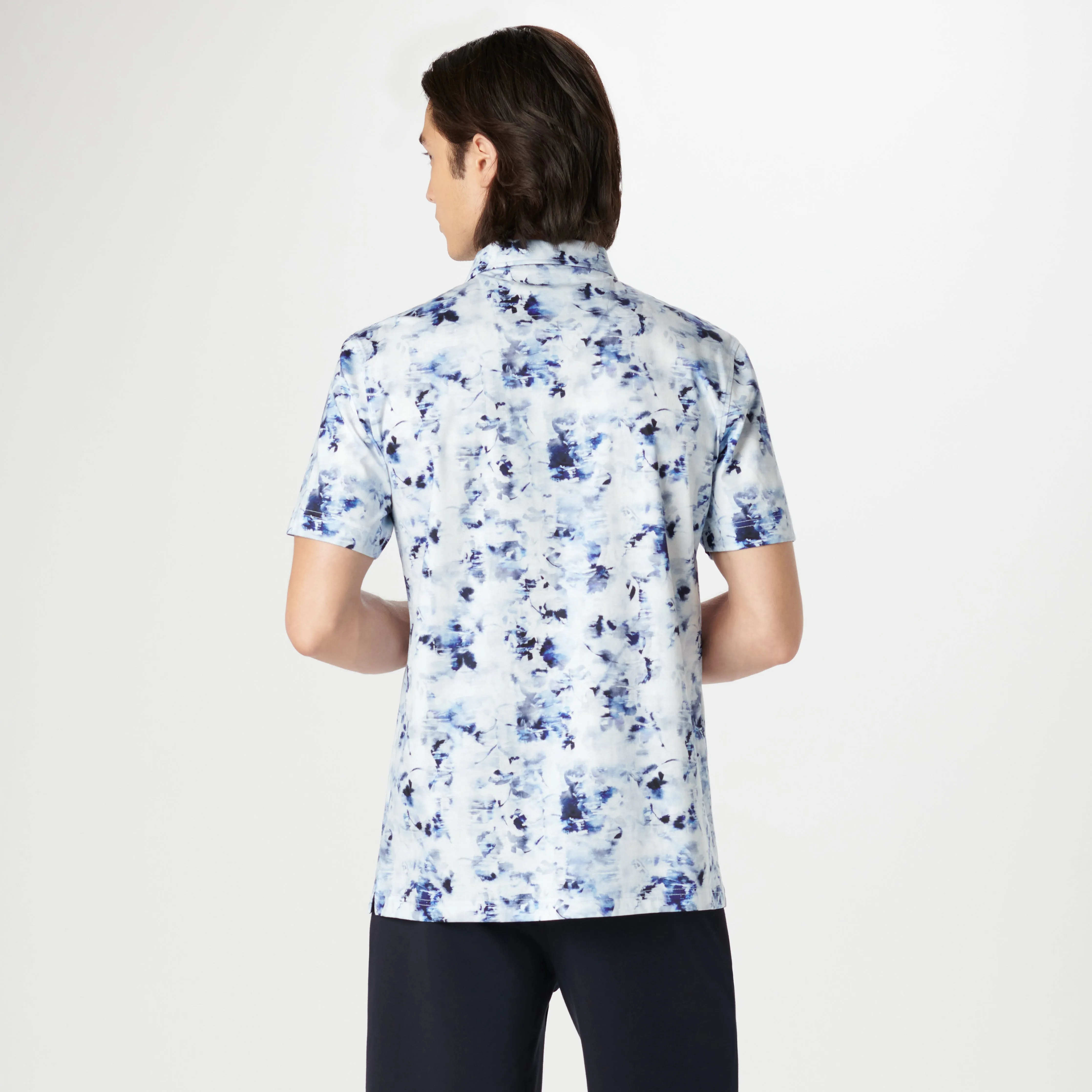 Hendrix Watercolor Print Polo