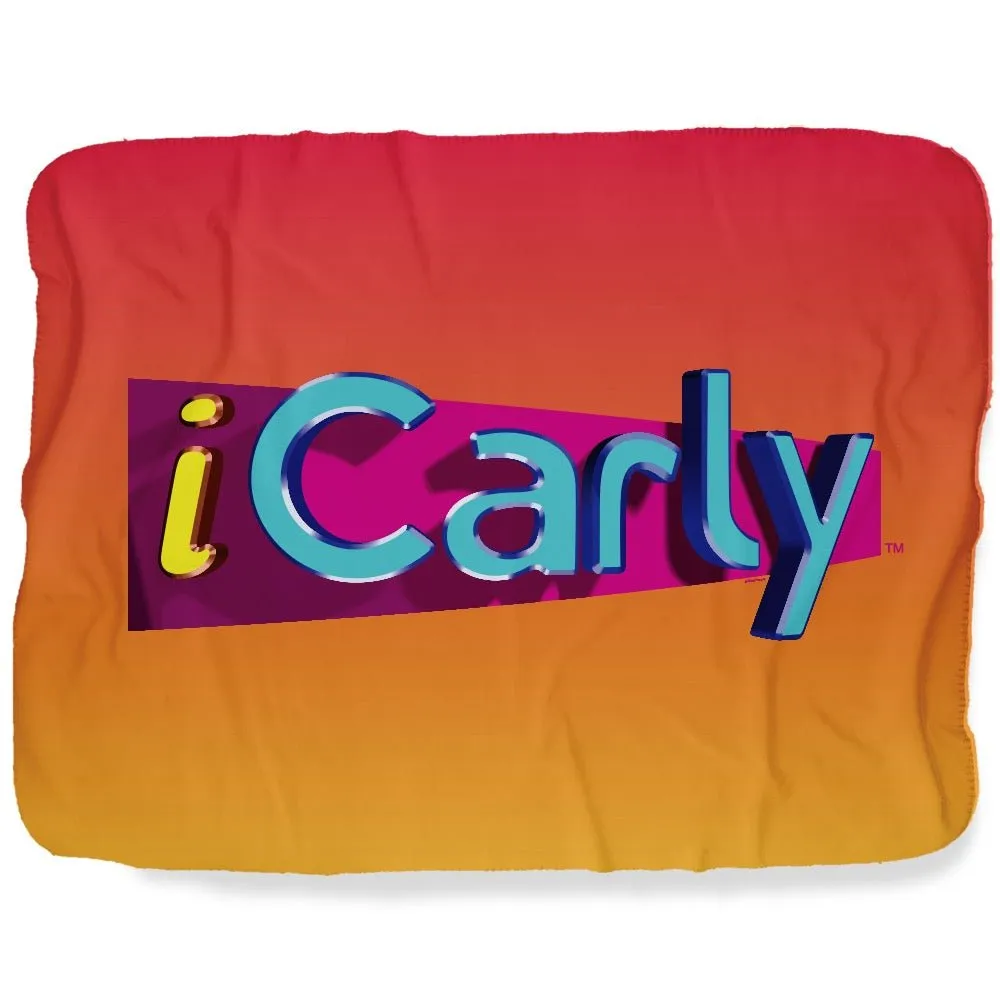 iCarly Logo Sherpa Blanket