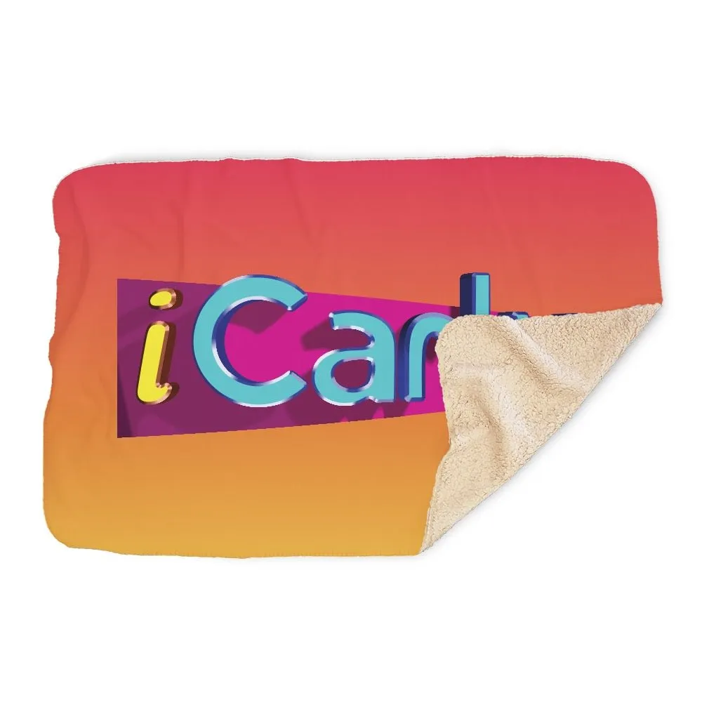 iCarly Logo Sherpa Blanket