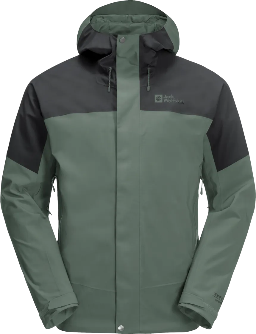 Jack Wolfskin Men's Kammweg 2-Layer Jacket Hedge Green | Buy Jack Wolfskin Men's Kammweg 2-Layer Jacket Hedge Green he