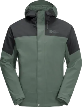 Jack Wolfskin Men's Kammweg 2-Layer Jacket Hedge Green | Buy Jack Wolfskin Men's Kammweg 2-Layer Jacket Hedge Green he