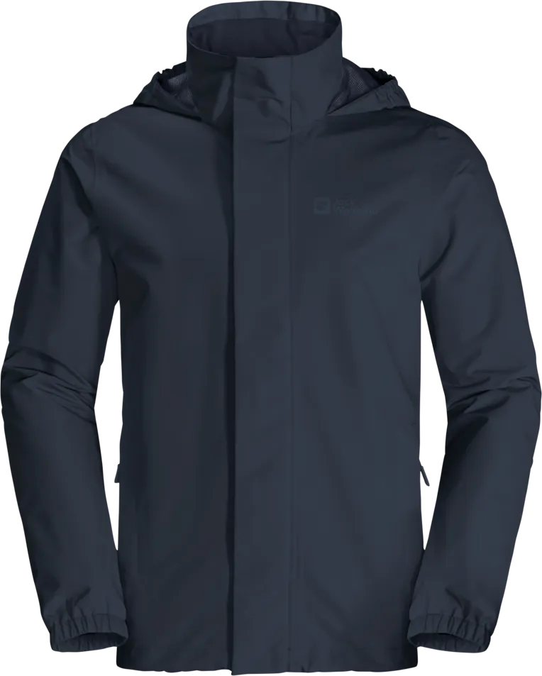 Jack Wolfskin Men's Stormy Point 2-Layer Jacket Night Blue | Buy Jack Wolfskin Men's Stormy Point 2-Layer Jacket Night