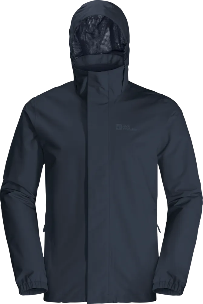 Jack Wolfskin Men's Stormy Point 2-Layer Jacket Night Blue | Buy Jack Wolfskin Men's Stormy Point 2-Layer Jacket Night