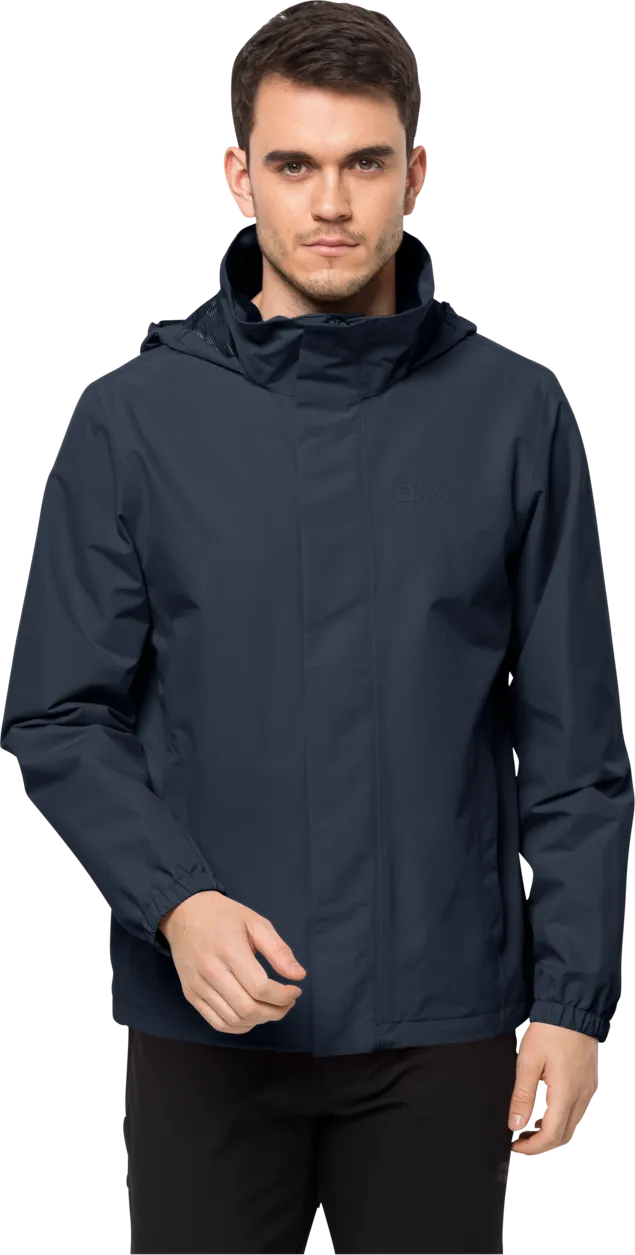 Jack Wolfskin Men's Stormy Point 2-Layer Jacket Night Blue | Buy Jack Wolfskin Men's Stormy Point 2-Layer Jacket Night