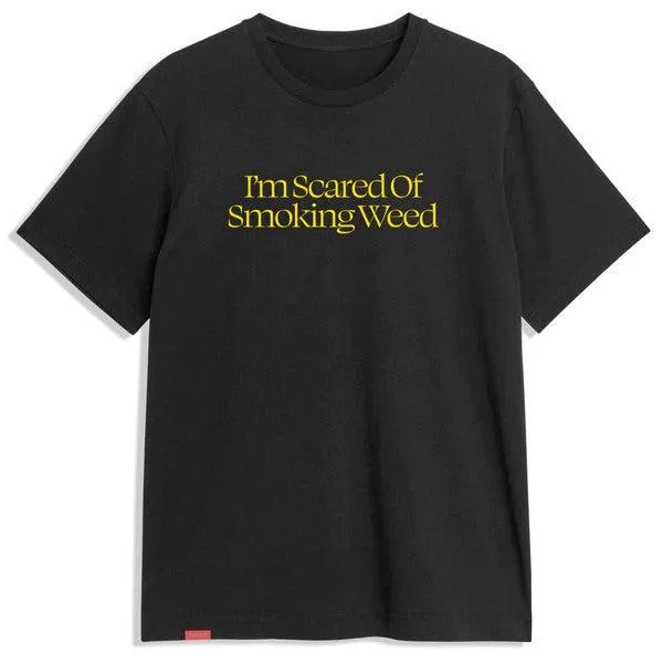 Jacuzzi Unlimited Skateboards Scared Weed T-Shirt Black