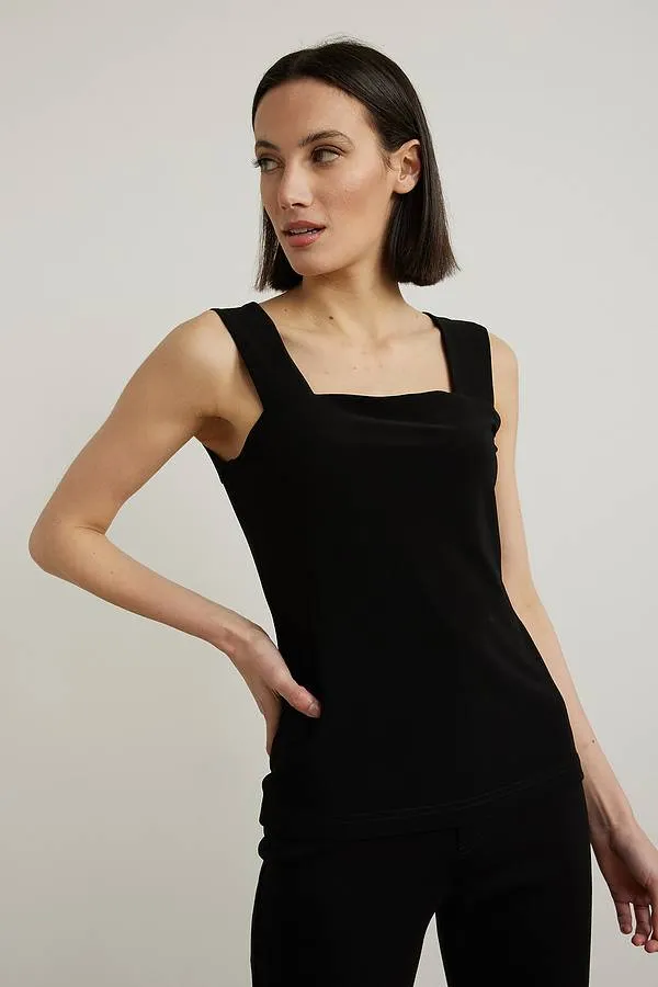 Joseph Ribkoff Sleeveless Square Front Top