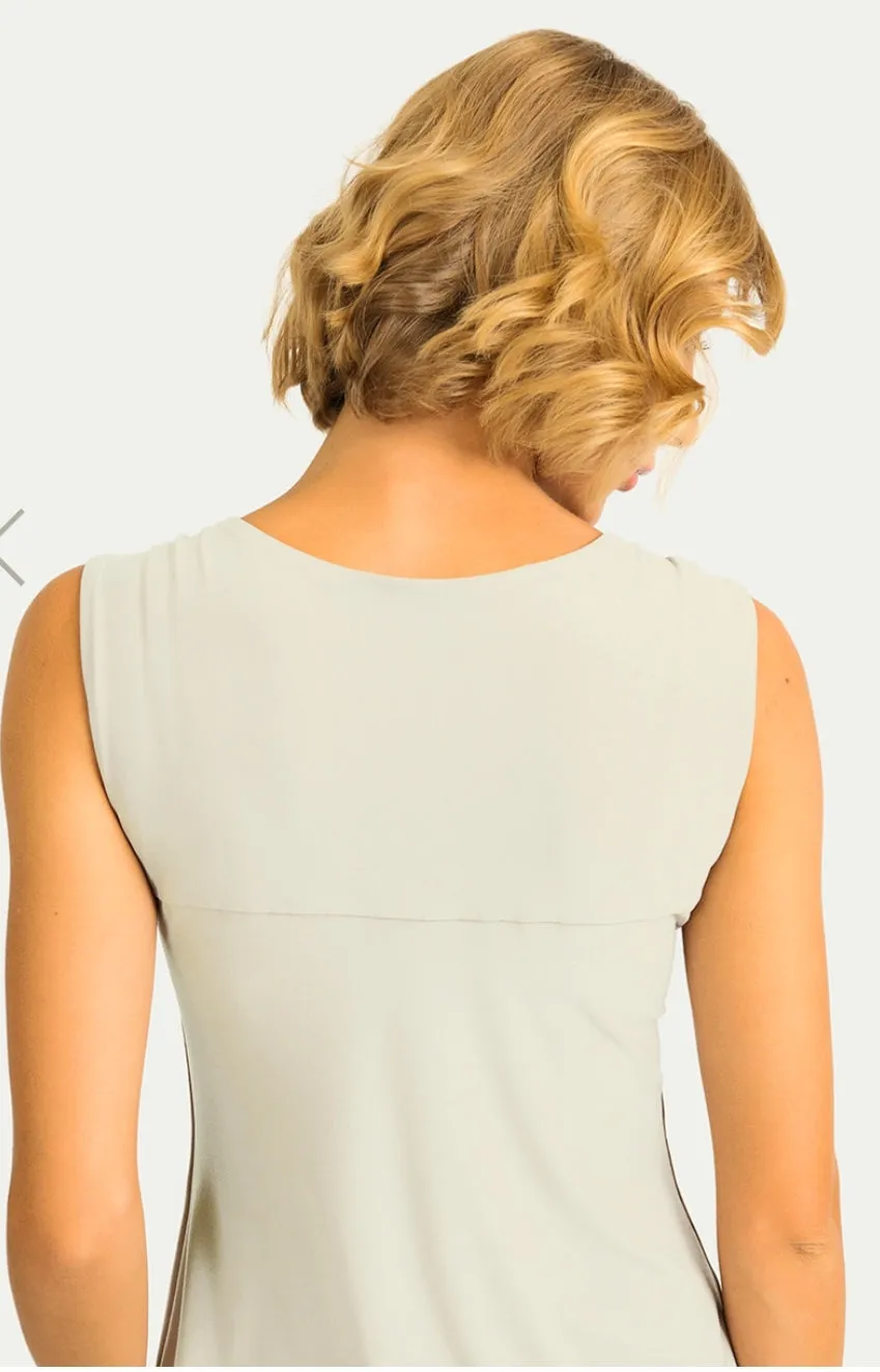 Joseph Ribkoff Sleeveless Square Front Top