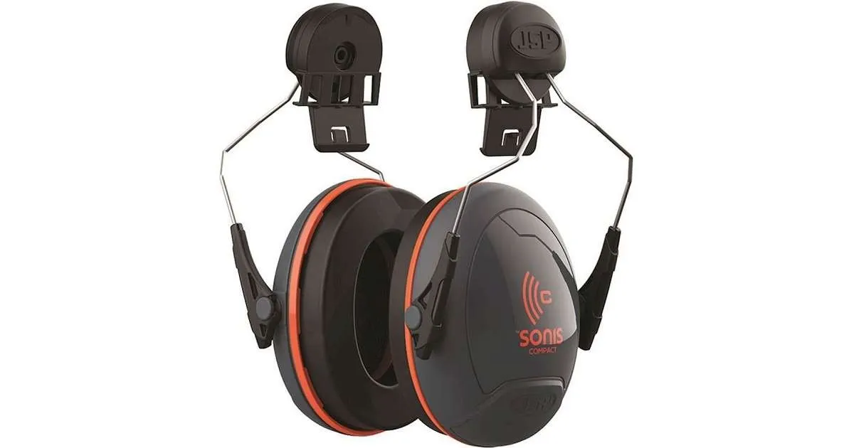 JSP Sonis 2 Helmet Mounted Ear Defenders - SNR 31 | Work & Wear Direct