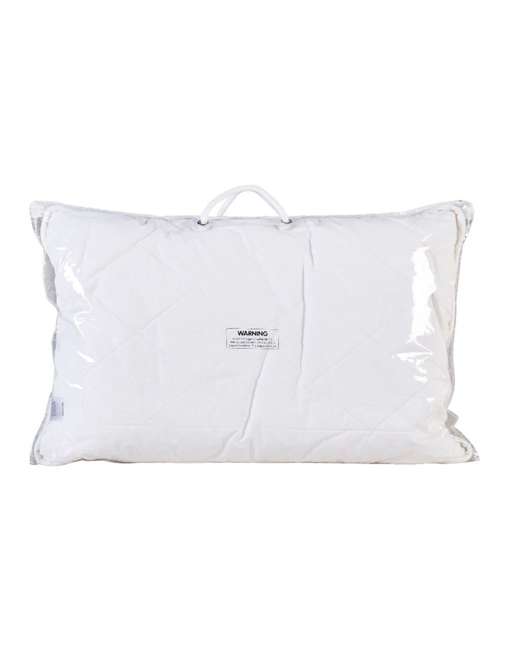 Junior Surround Bamboo Pillow in White