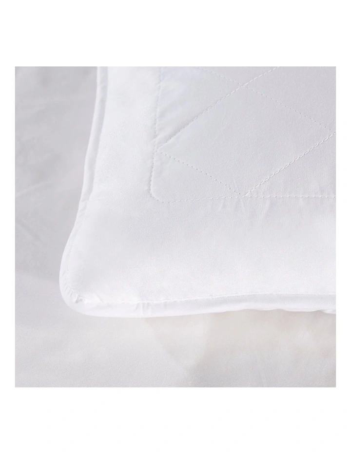 Junior Surround Bamboo Pillow in White