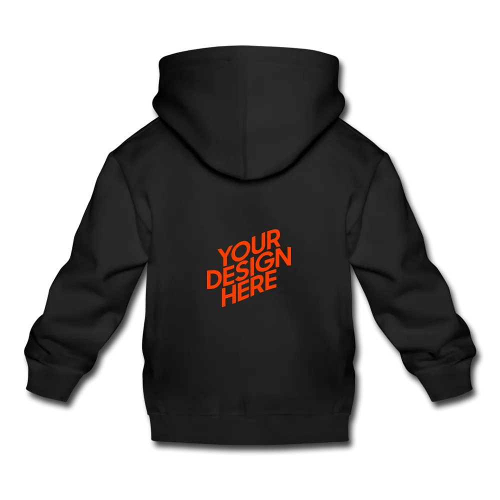 Kinder Premium Hoodie Kapuzenpullover selbst gestalten und bedrucken