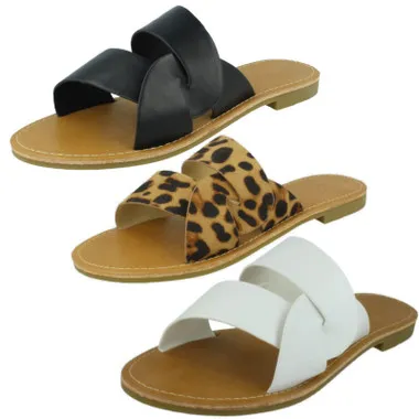 Ladies Savannah Wide Fit Mules F0R0386