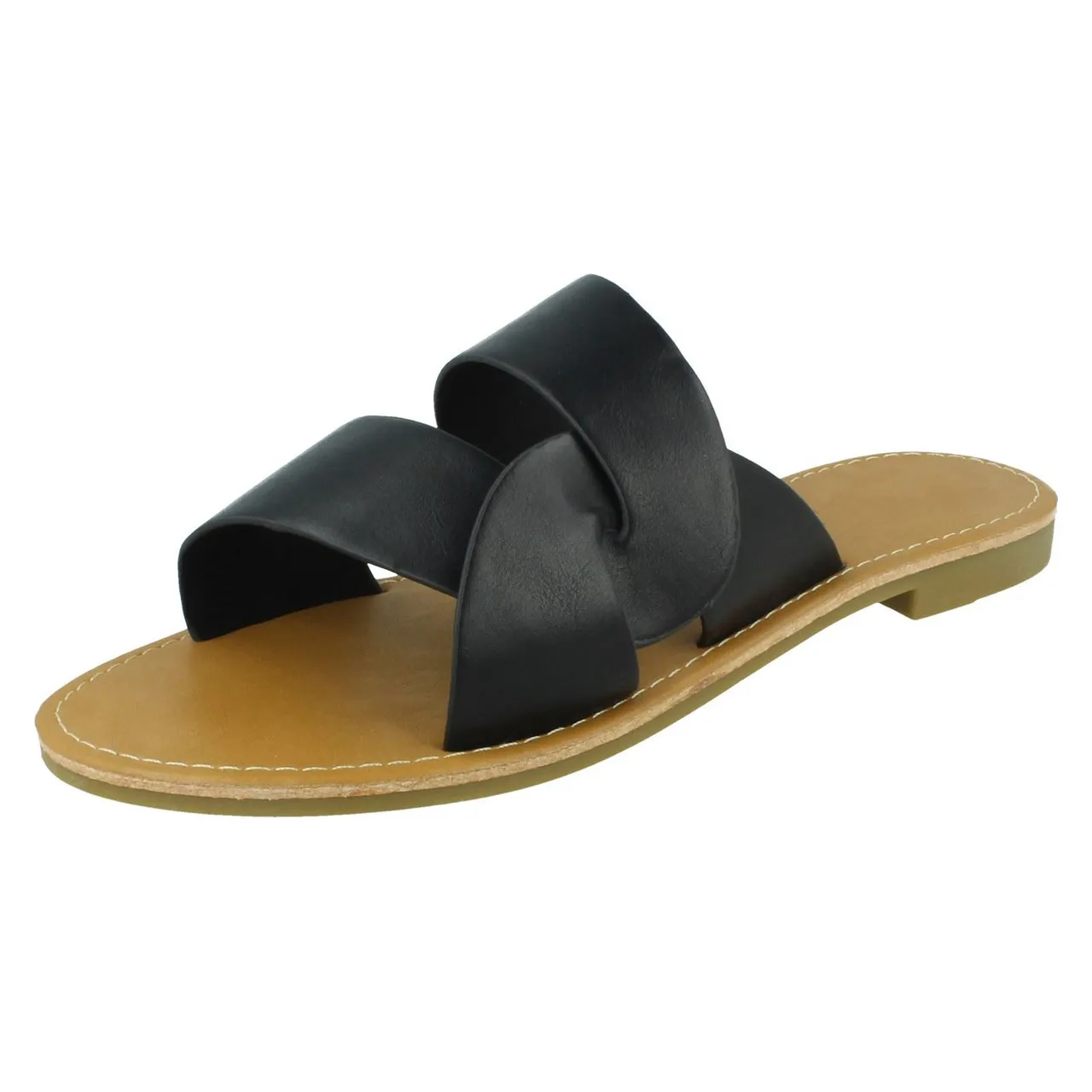 Ladies Savannah Wide Fit Mules F0R0386