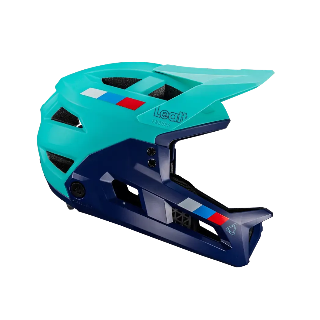 Leatt MTB Enduro 2.0 Full Face Helmet - Junior - Aqua - 2024