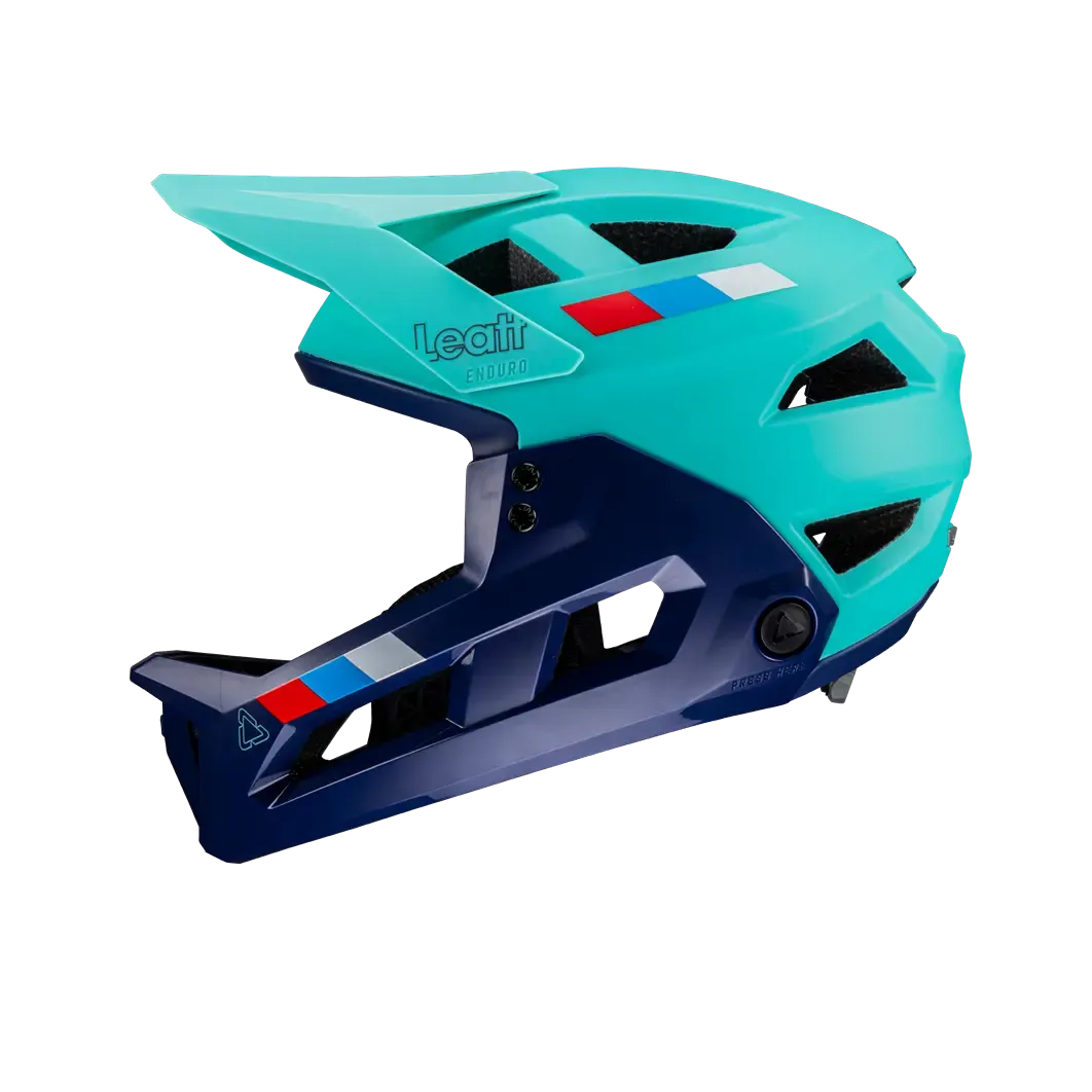 Leatt MTB Enduro 2.0 Full Face Helmet - Junior - Aqua - 2024