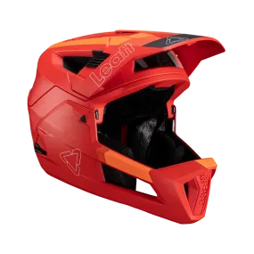 Leatt MTB Enduro 4.0 Full Face Helmet - Red - 2024