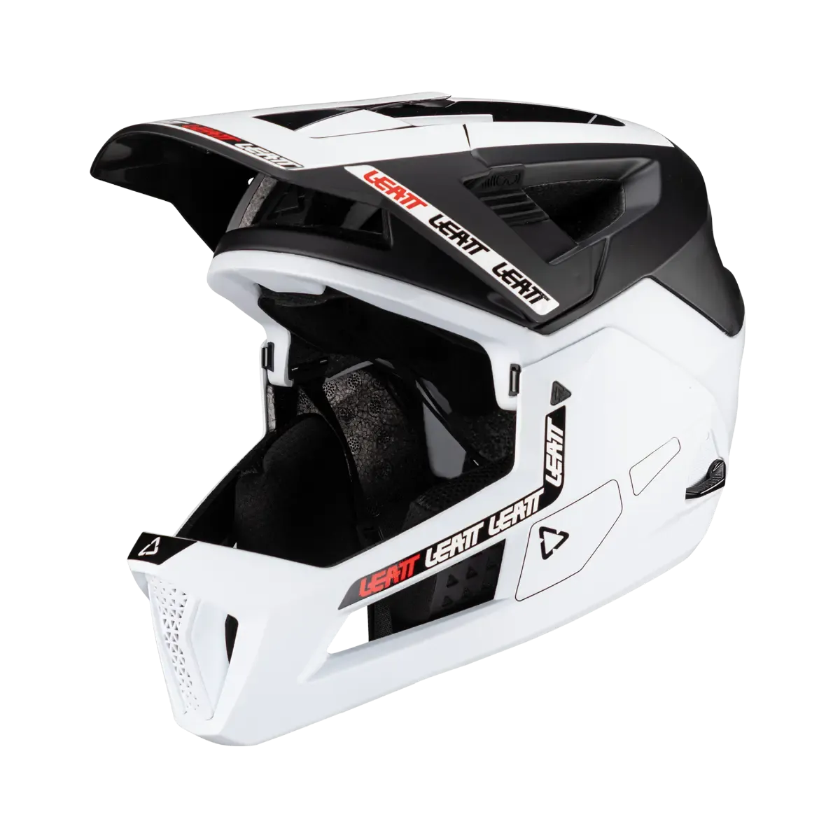 Leatt MTB Enduro 4.0 Full Face Helmet - White - 2024