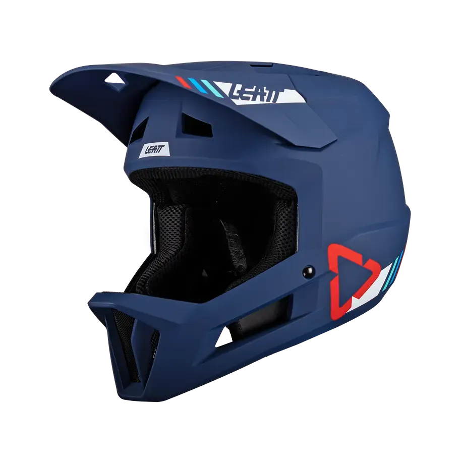 Leatt MTB Gravity 1.0 Full Face Helmet - Blue - 2024