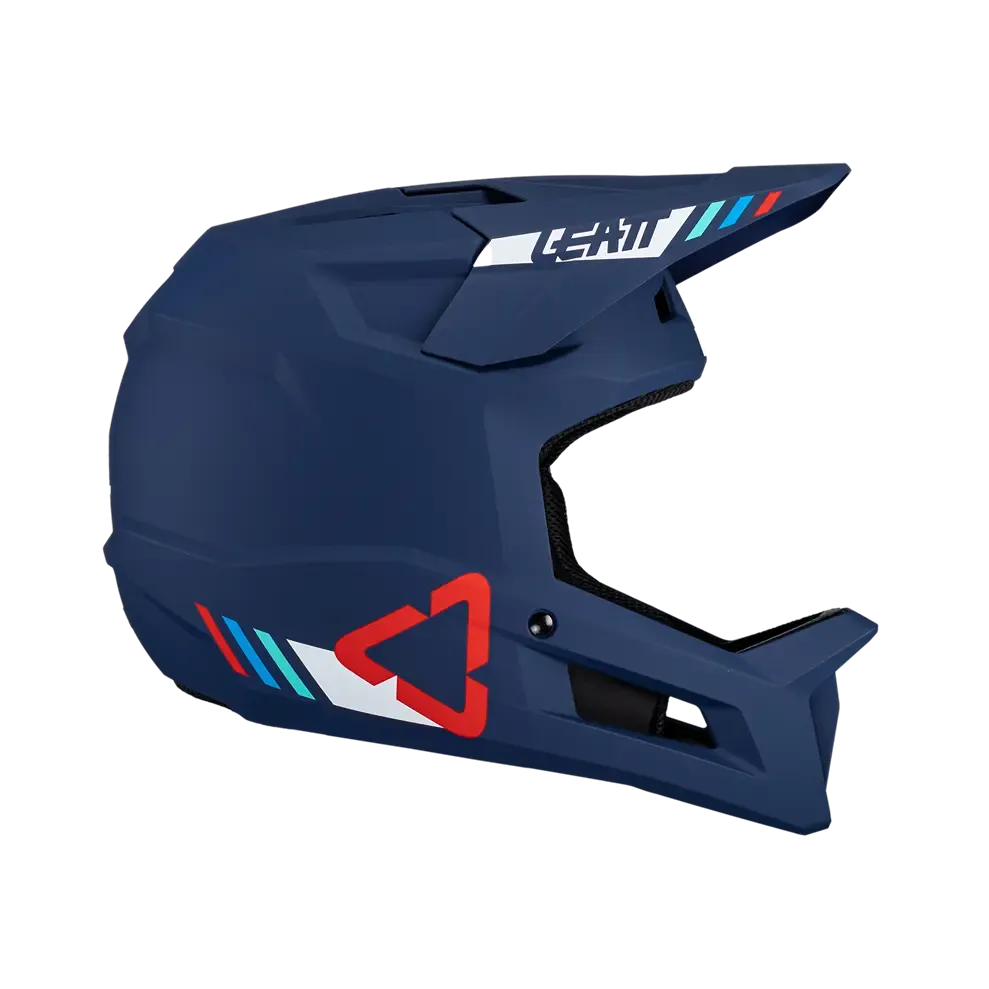 Leatt MTB Gravity 1.0 Full Face Helmet - Blue - 2024