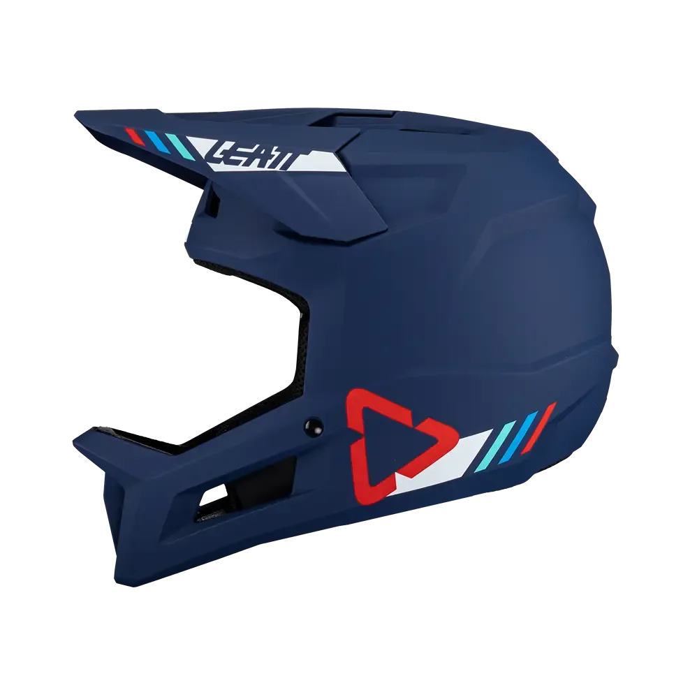 Leatt MTB Gravity 1.0 Full Face Helmet - Blue - 2024