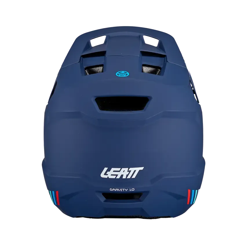 Leatt MTB Gravity 1.0 Full Face Helmet - Blue - 2024