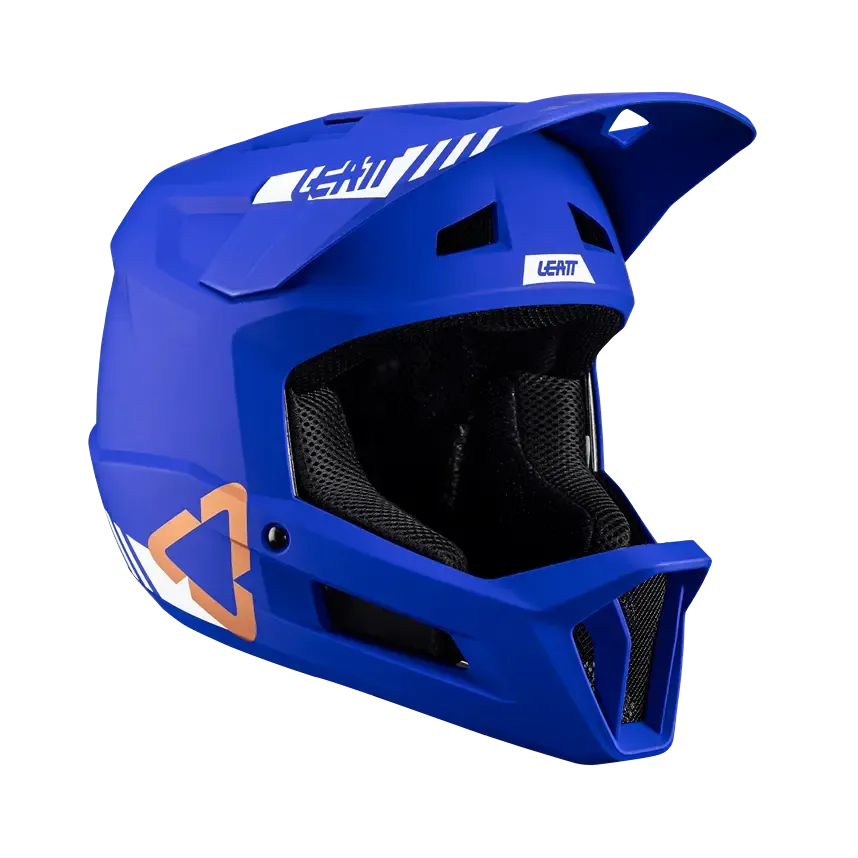 Leatt MTB Gravity 1.0 Full Face Helmet - Junior - UltraBlue - 2024