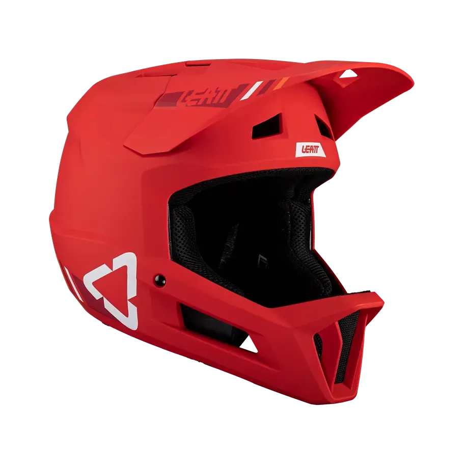 Leatt MTB Gravity 1.0 Full Face Helmet - Red - 2024