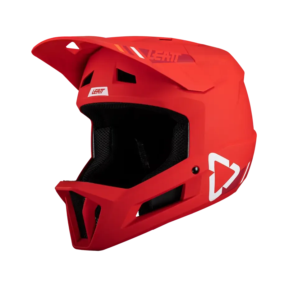 Leatt MTB Gravity 1.0 Full Face Helmet - Red - 2024